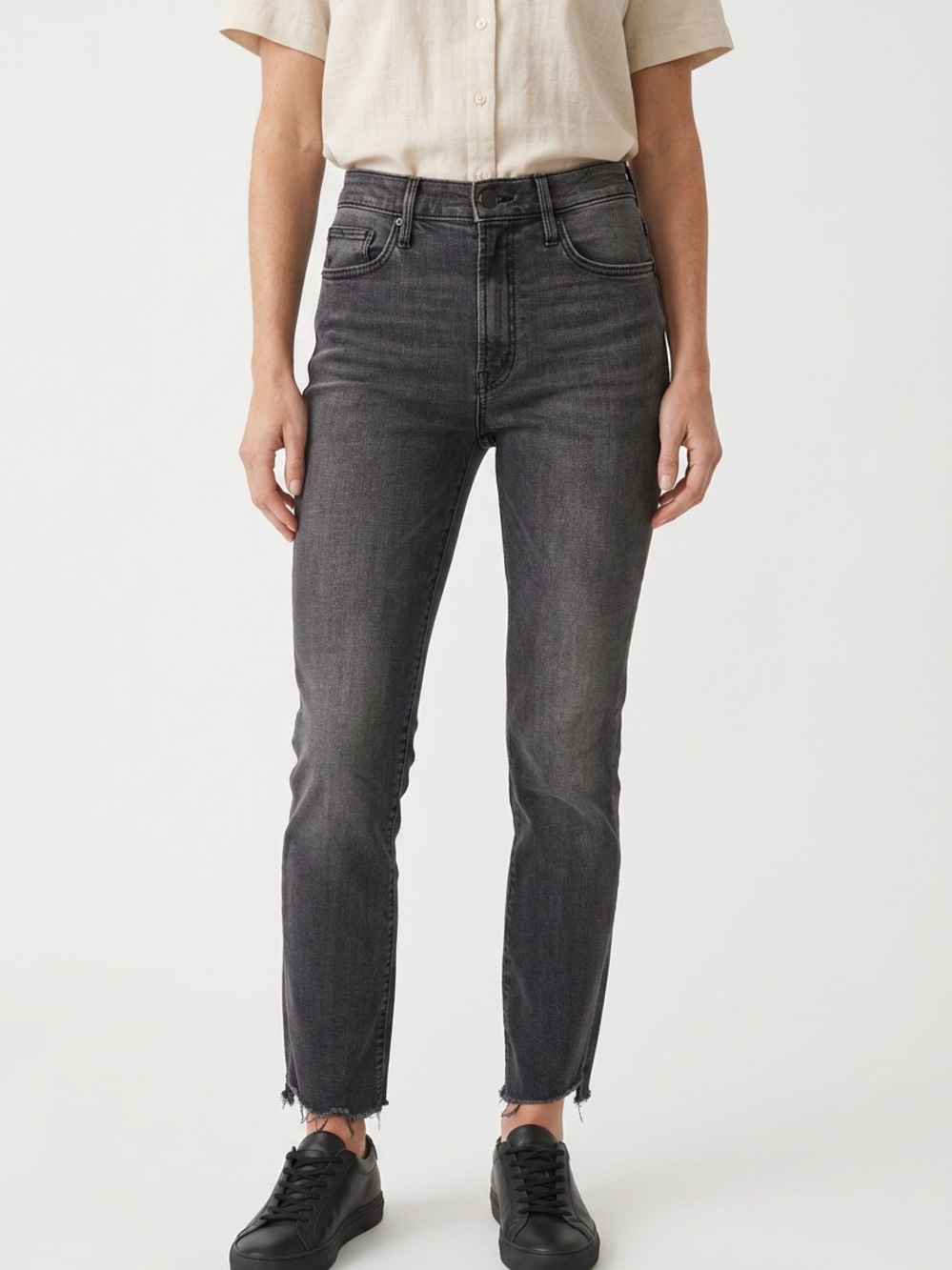 MOTHER | Insider Crop Step Fray Jeans Dancing in the Moonlight Women’s Size 26